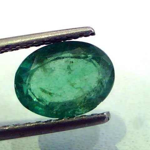 2.37 Ct Unheated Untreated Natural Zambian Emerald Panna Gemstones