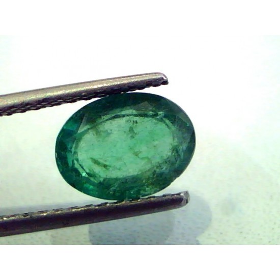 2.37 Ct Unheated Untreated Natural Zambian Emerald Panna Gemstones