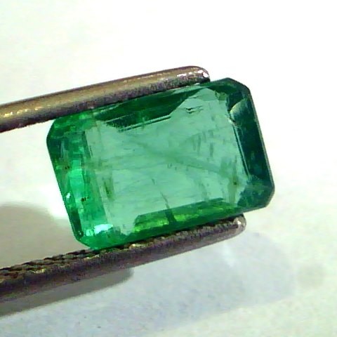 2.35 Ct Unheated Untreated Natural Zambian Emerald Gemstone AA