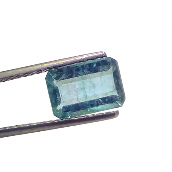 2.35 Ct GII Certified Untreated Natural Zambian Emerald Panna Gemstone