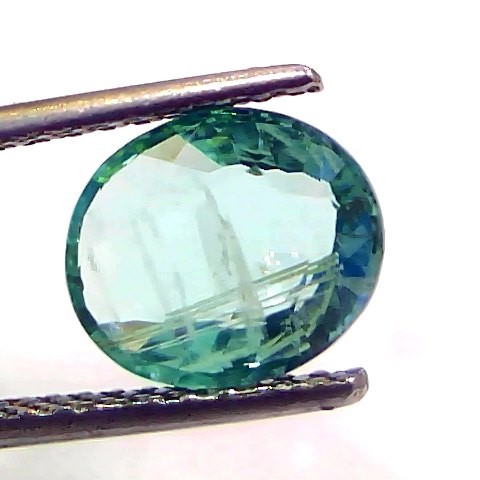 2.35 Ct GII Certified Untreated Natural Colombian Emerald Gemstone AAA