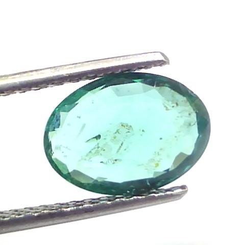 2.36 Ct GII Certified Untreated Natural Zambian Emerald Gems AAAAA