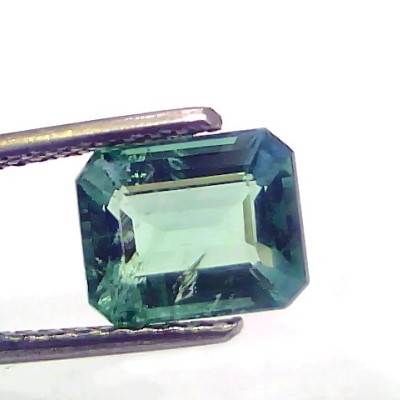 2.36 Ct GII Certified Untreated Natural Zambian Emerald Gemstone AAAAA