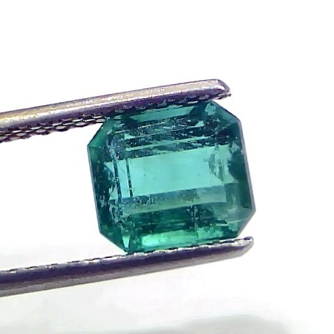 2.37 Ct IGI Certified Untreated Natural Zambian Emerald Gemstone AAA