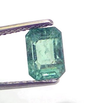 2.37 Ct GII Certified Untreated Natural Zambian Emerald Gemstone