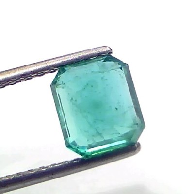 2.37 Ct IGI Certified Untreated Natural Zambian Emerald Gemstone AAA