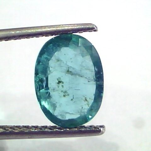 2.38 Ct Untreated Natural Zambian Emerald Gemstone Panna Gems