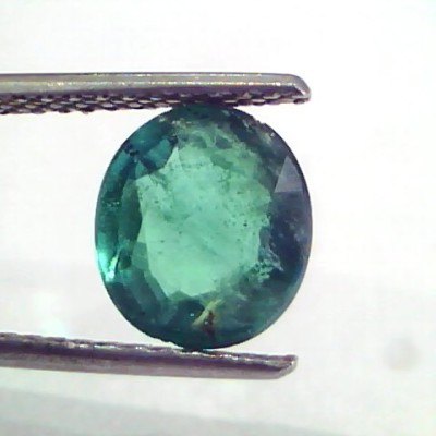 2.38 Ct Untreated Natural Zambian Emerald Gemstone Panna AAA