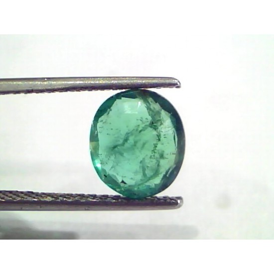 2.38 Ct Untreated Natural Zambian Emerald Gemstone Panna AAA