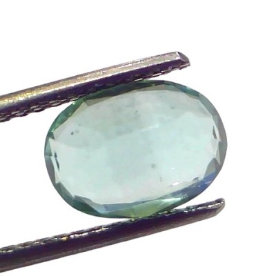 2.39 Ct Certified Untreated Natural Zambian Emerald Panna Gemstone 2.39 Ct Certified Untreated Natural Zambian Emerald Panna Gemstone