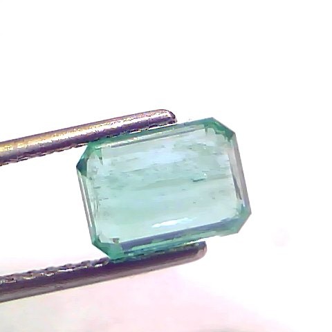 2.38 Ct GII Certified Untreated Natural Zambian Emerald Gemstone