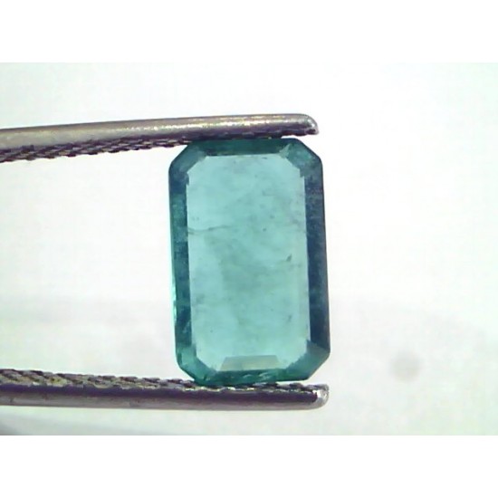 2.42 Ct Untreated Natural Zambian Emerald Gemstone Panna Gems