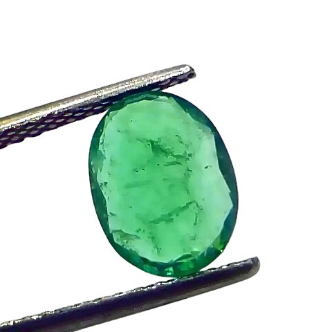2.41 Ct GII Certified Untreated Natural Zambian Emerald Panna AAAA 2.41 Ct GII Certified Untreated Natural Zambian Emerald Panna AAAA