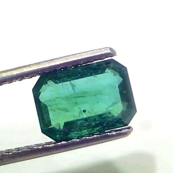 2.42 Ct IGI Certified Untreated Natural Zambian Emerald Gemstone