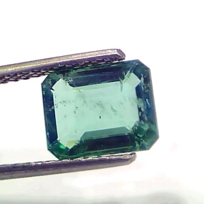 2.43 Ct GII Certified Untreated Natural Zambian Emerald Gemstone AAAAA