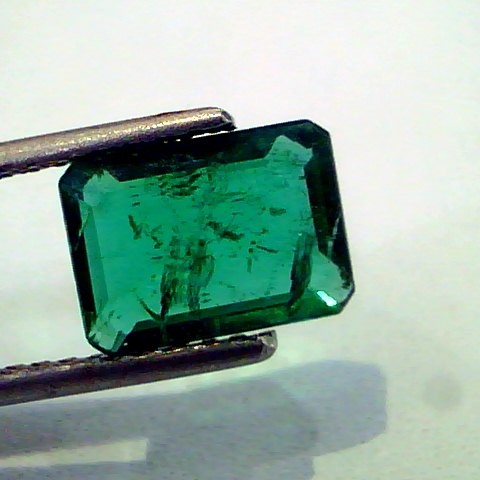 2.45 Ct Unheated Natural Zambian Emerald VVS Bright Green AAA