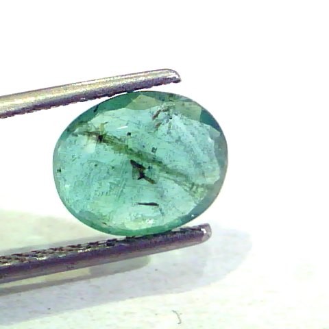 2.45 Ct Unheated Untreated Natural Zambian Emerald Panna Gems