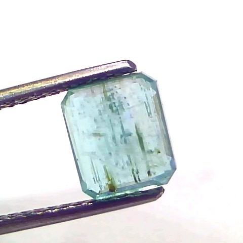 2.51 Ct Certified Untreated Natural Zambian Emerald Panna Gemstone