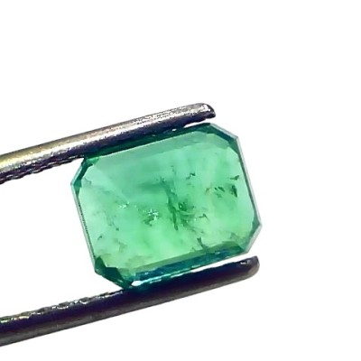 2.47 Ct GII Certified Untreated Natural Zambian Emerald Panna AAA