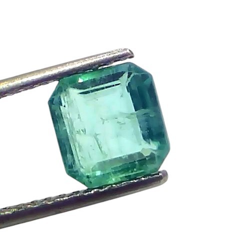 2.53 Ct Untreated Natural Zambian Emerald Gemstone Panna Gems 2.53 Ct Untreated Natural Zambian Emerald Gemstone Panna Gems