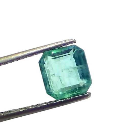 2.48 Ct Untreated Natural Zambian Emerald Gemstone Panna Gems