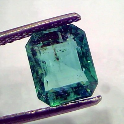 2.49 Ct IGI Certified Untreated Natural Zambian Emerald Gems AAA