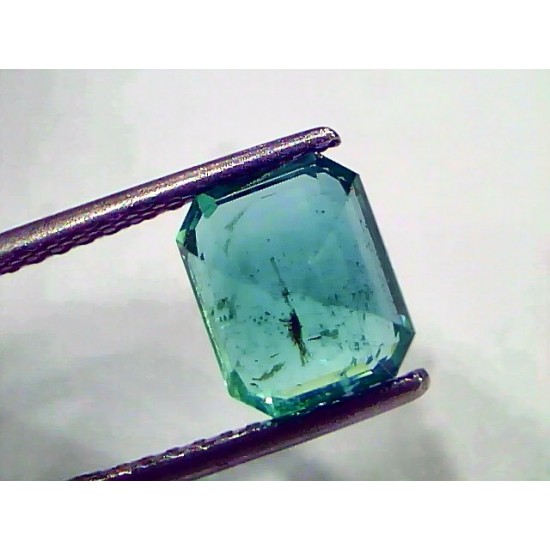 2.49 Ct IGI Certified Untreated Natural Zambian Emerald Gems AAA