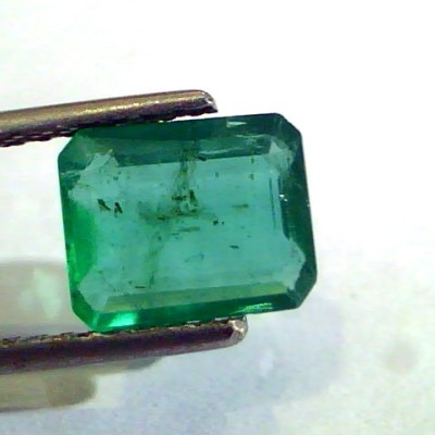 2.50 Ct Unheated Untreated Natural Zambian Emerald Gemstone AA