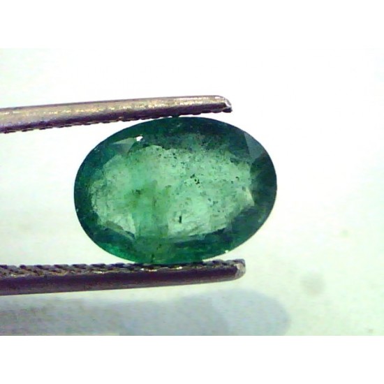 2.47 Ct Unheated Untreated Natural Zambian Emerald Gemstone