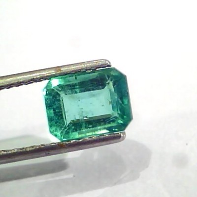 2.57 Ct Untreated Natural Zambian Emerald Gemstone Panna AAAAA