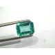 2.57 Ct Untreated Natural Zambian Emerald Gemstone Panna AAAAA