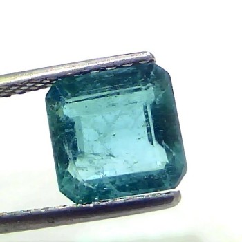 2.50 Ct GII Certified Untreated Natural Zambian Emerald Panna Gems