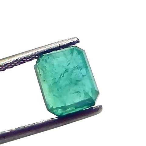 2.50 Ct GII Certified Untreated Natural Zambian Emerald Panna AAA 2.50 Ct GII Certified Untreated Natural Zambian Emerald Panna AAA