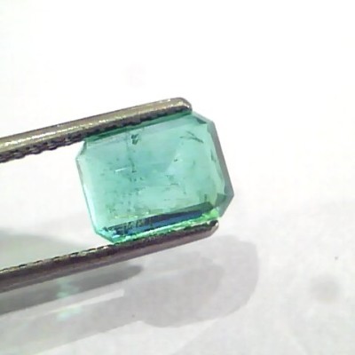 2.57 Ct Untreated Natural Zambian Emerald Gemstone Panna AAAAA