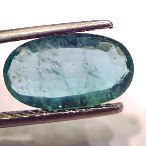 2.47 Ct Untreated Natural Zambian Emerald Gemstone Panna Gemstone