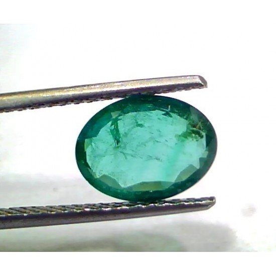 2.52 Ct Untreated Natural Zambian Emerald Gemstone Panna Gems AAAAA