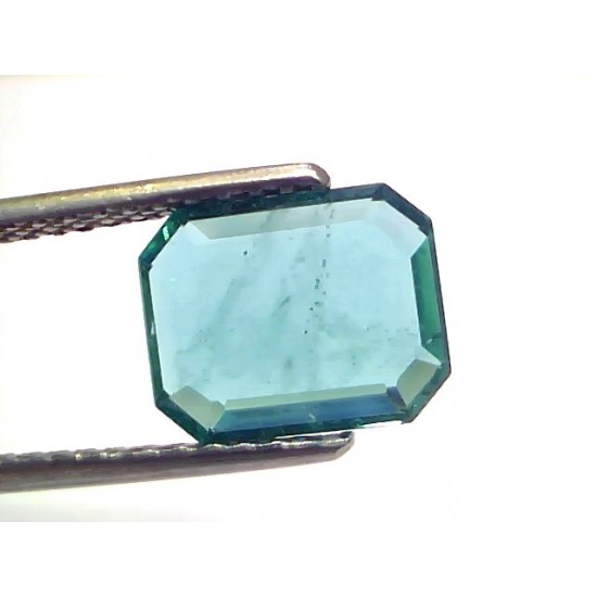 2.52 Ct GII Certified Untreated Natural Zambian Emerald Gemstone Panna AA