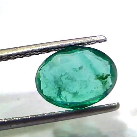 2.52 Ct Untreated Natural Zambian Emerald Gemstone Panna Gems AAAAA