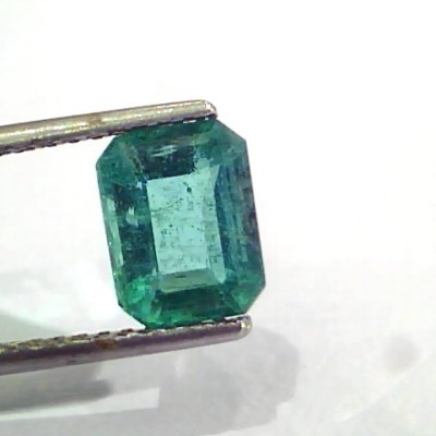 2.60 Ct Untreated Natural Zambian Emerald Gemstone Panna AAA