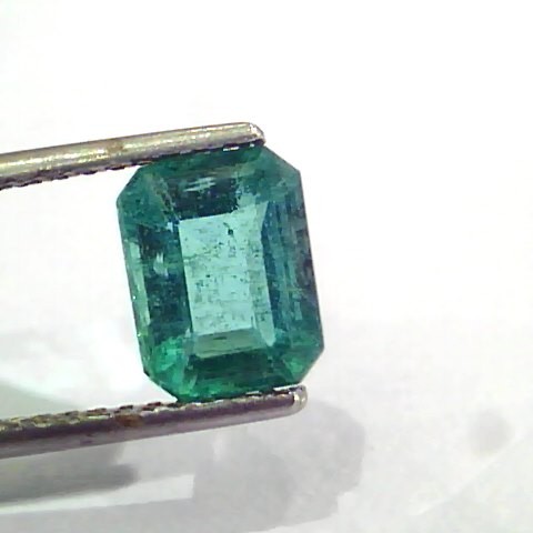 2.60 Ct Untreated Natural Zambian Emerald Gemstone Panna AAA