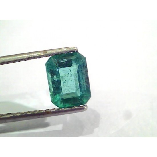 2.60 Ct Untreated Natural Zambian Emerald Gemstone Panna AAA