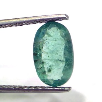 2.56 Ct Untreated Natural Zambian Emerald Gemstone Panna Gems