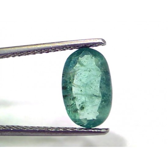 2.56 Ct Untreated Natural Zambian Emerald Gemstone Panna Gems