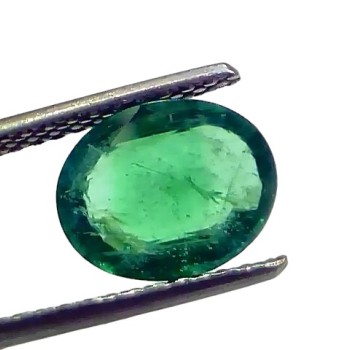 2.55 Ct GII Certified Untreated Natural Zambian Emerald Panna AAA 2.55 Ct GII Certified Untreated Natural Zambian Emerald Panna AAA