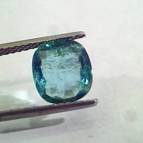 2.58 Ct Untreated Natural Zambian Emerald Gemstone Panna