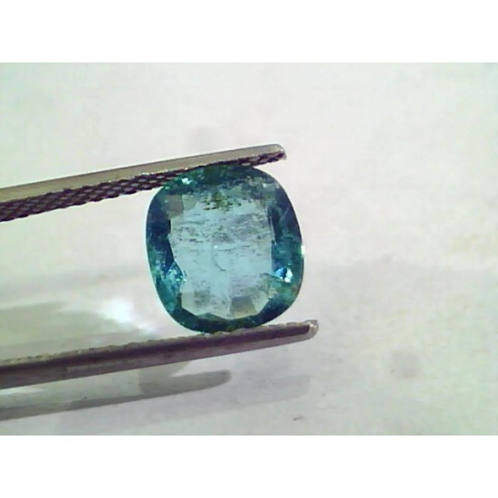2.58 Ct Untreated Natural Zambian Emerald Gemstone Panna