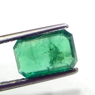 2.55 Ct GII Certified Untreated Natural Zambian Emerald Gems AAA