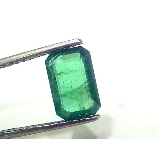 2.55 Ct GII Certified Untreated Natural Zambian Emerald Gems AAA