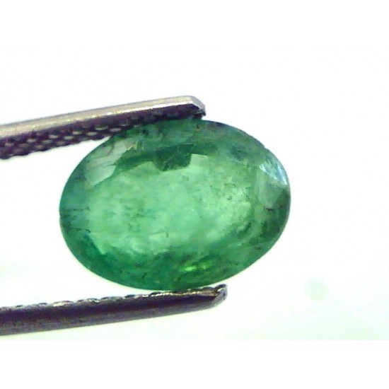 2.55 Ct Untreated Natural Zambian Emerald Gemstone
