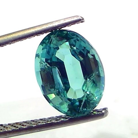 2.56 Ct IGI Certified Untreated Natural Zambian Emerald Gemstone AAA